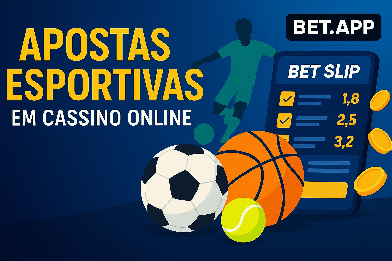 Apostas esportivas no cassino online BET.APP  